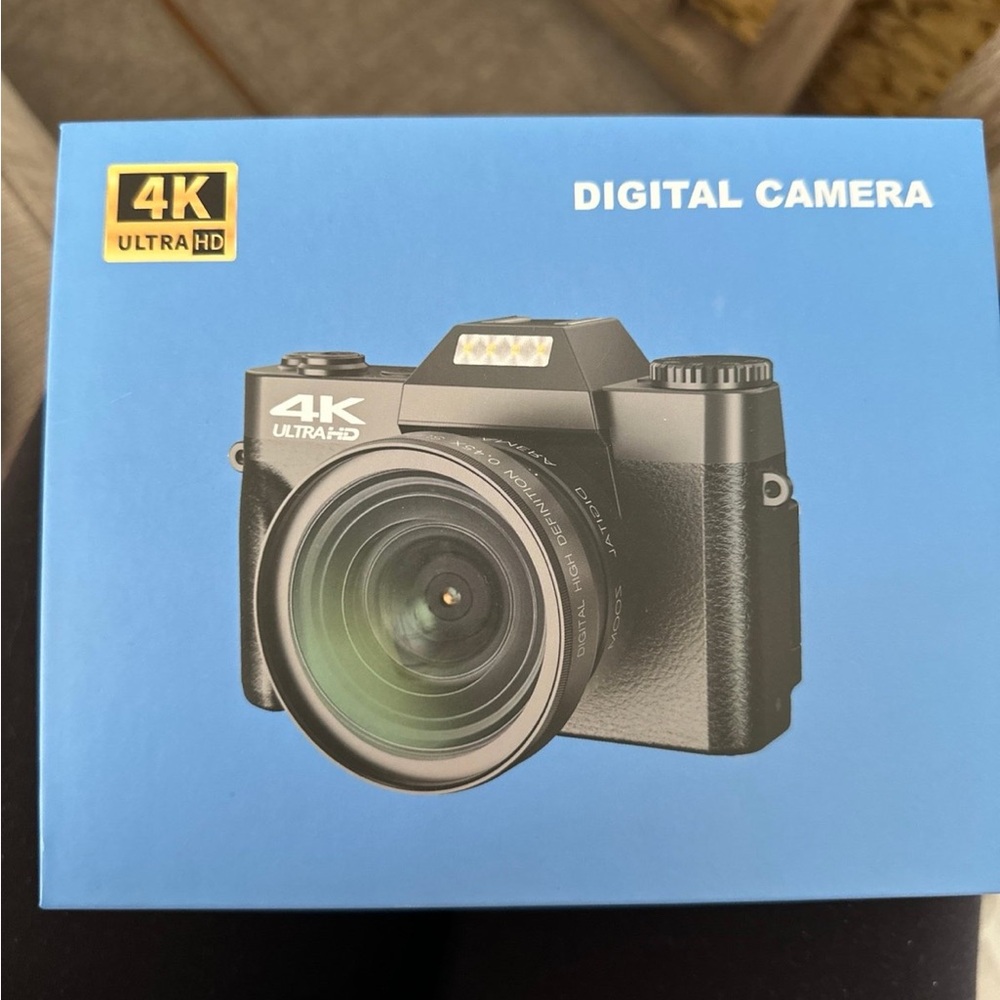 4K Ultra HD Digital Camera - Black